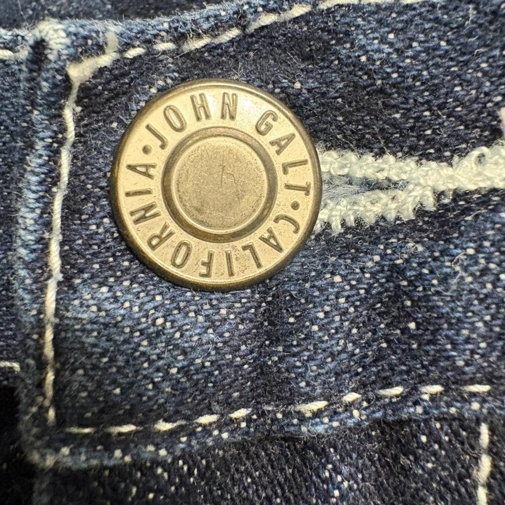 John Galt Brandy Melville Double Knee Carpenter Jeans Womens Small Blue Denim