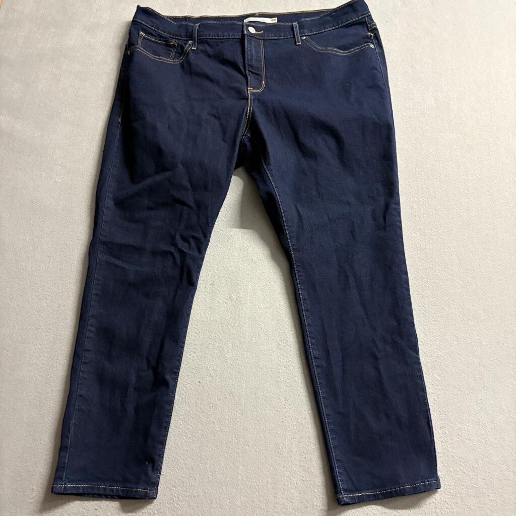 Levi's 311 Shaping Skinny Jeans Womens 18W S Dark Wash Blue Denim Stretch