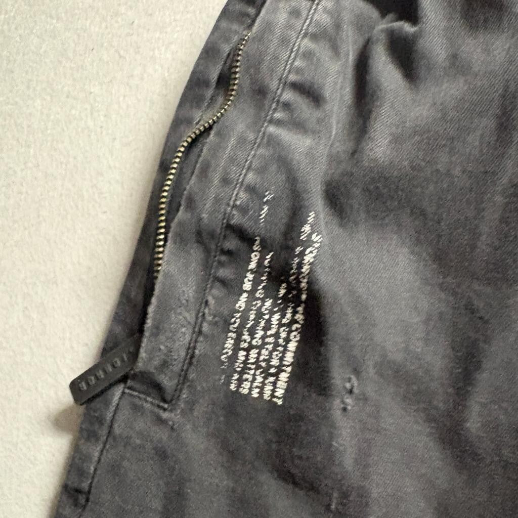 Storror Parkour Jogger Pants Womens Medium Black Elastic Waist Drawstring