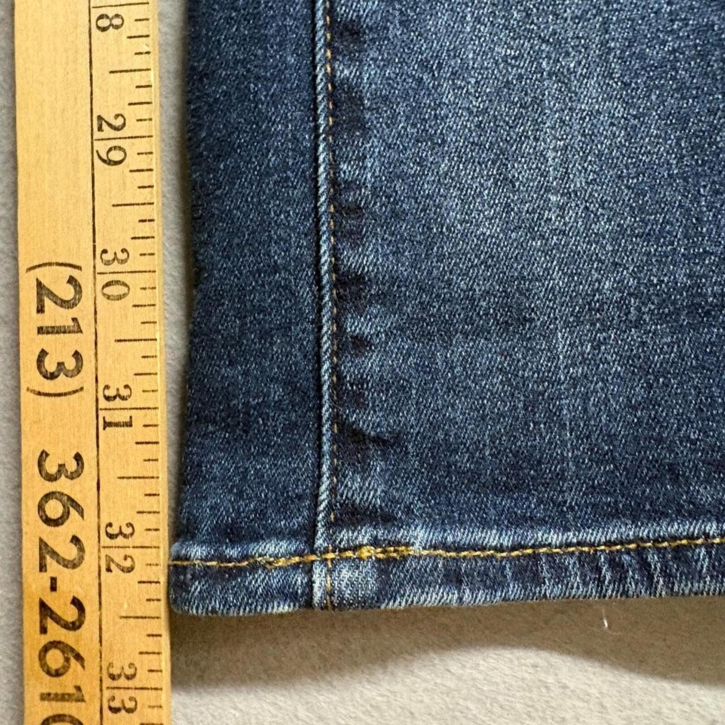 Hudson Signature Bootcut Jeans Womens 29 Blue Denim Flap Pocket Stretch