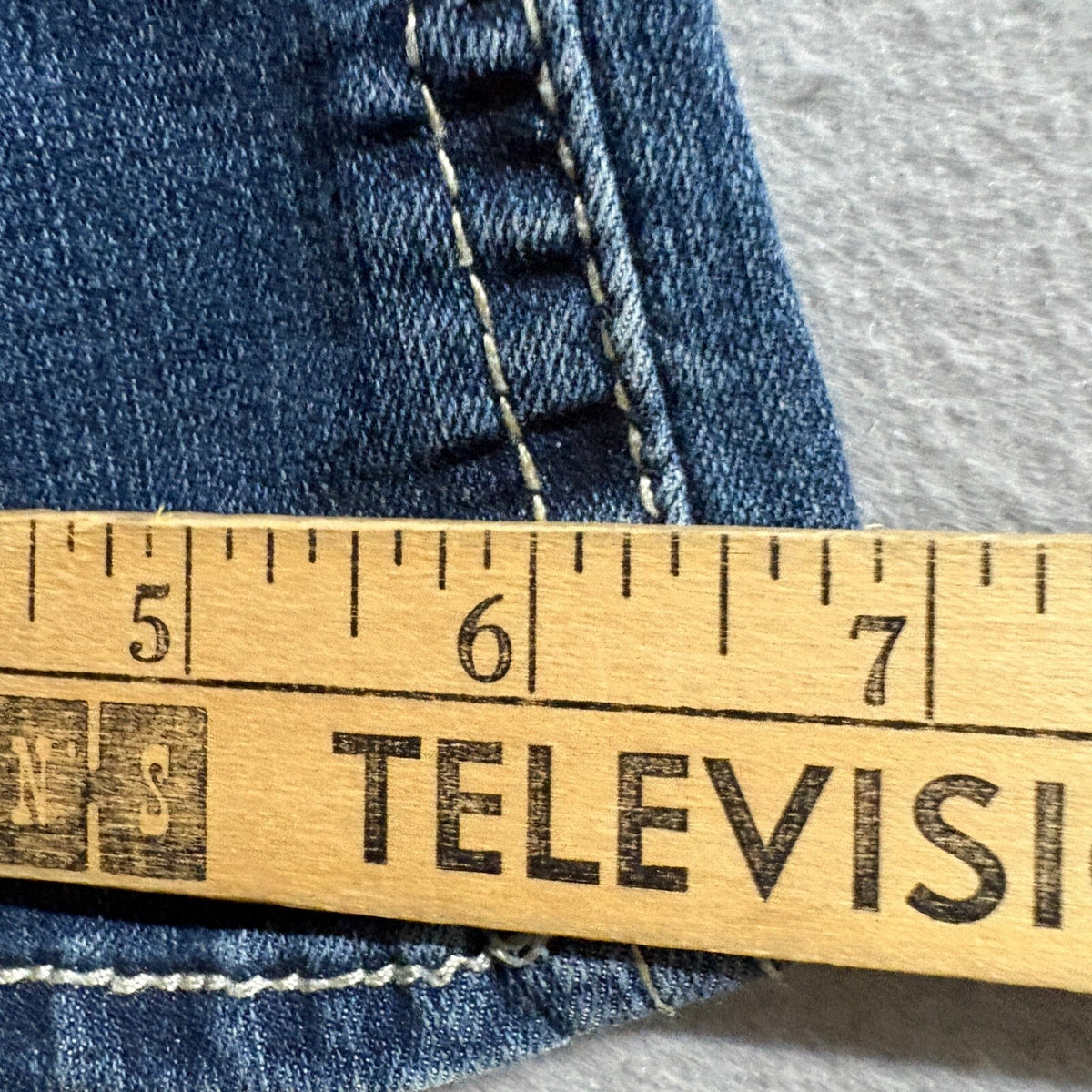 WallFlower Womens Jeans Size 5 Blue Stretch Flare Bootcut Double Button