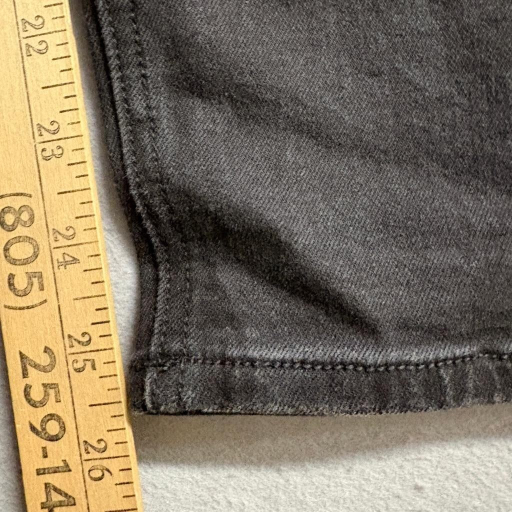 Volcom Liberator High Rise Jeans Womens Size 31 Black Denim Skinny Stretch