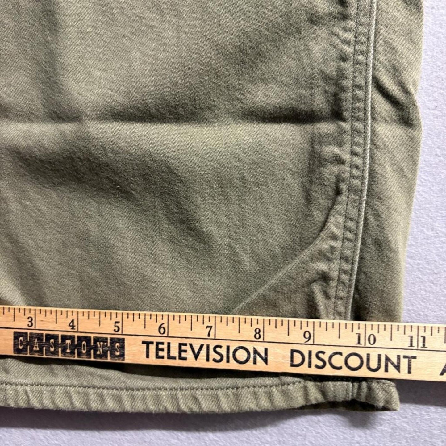Universal Thread Womens Wide Leg Utility Pants Size 9 Olive Green Cotton Blend