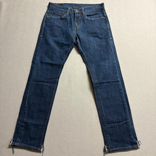 Levi's 511 Skinny Jeans Womens Size 32x30 Dark Wash Blue Denim Mid Rise Stretch