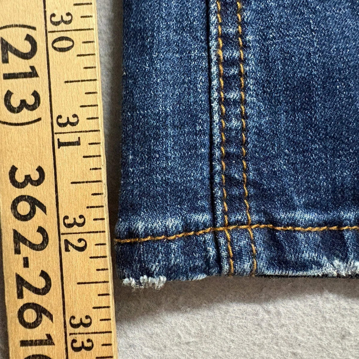 Bobore Flare Jeans Womens Size 28 Blue Denim Stretch Bell Bottom Pants New