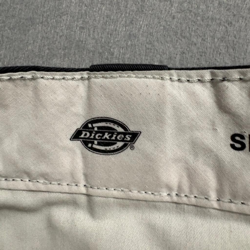 Dickies Skinny Straight Double Knee Pants Mens 31x30 Black Workwear WP811BK