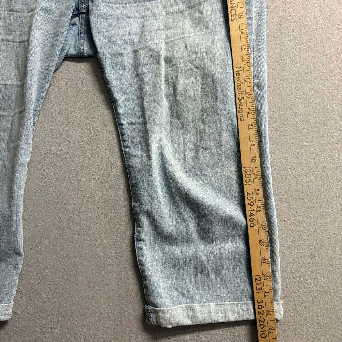 Levis 311 Shaping Skinny Capri Jeans Womens 18W Light Wash Denim Stretch Crop