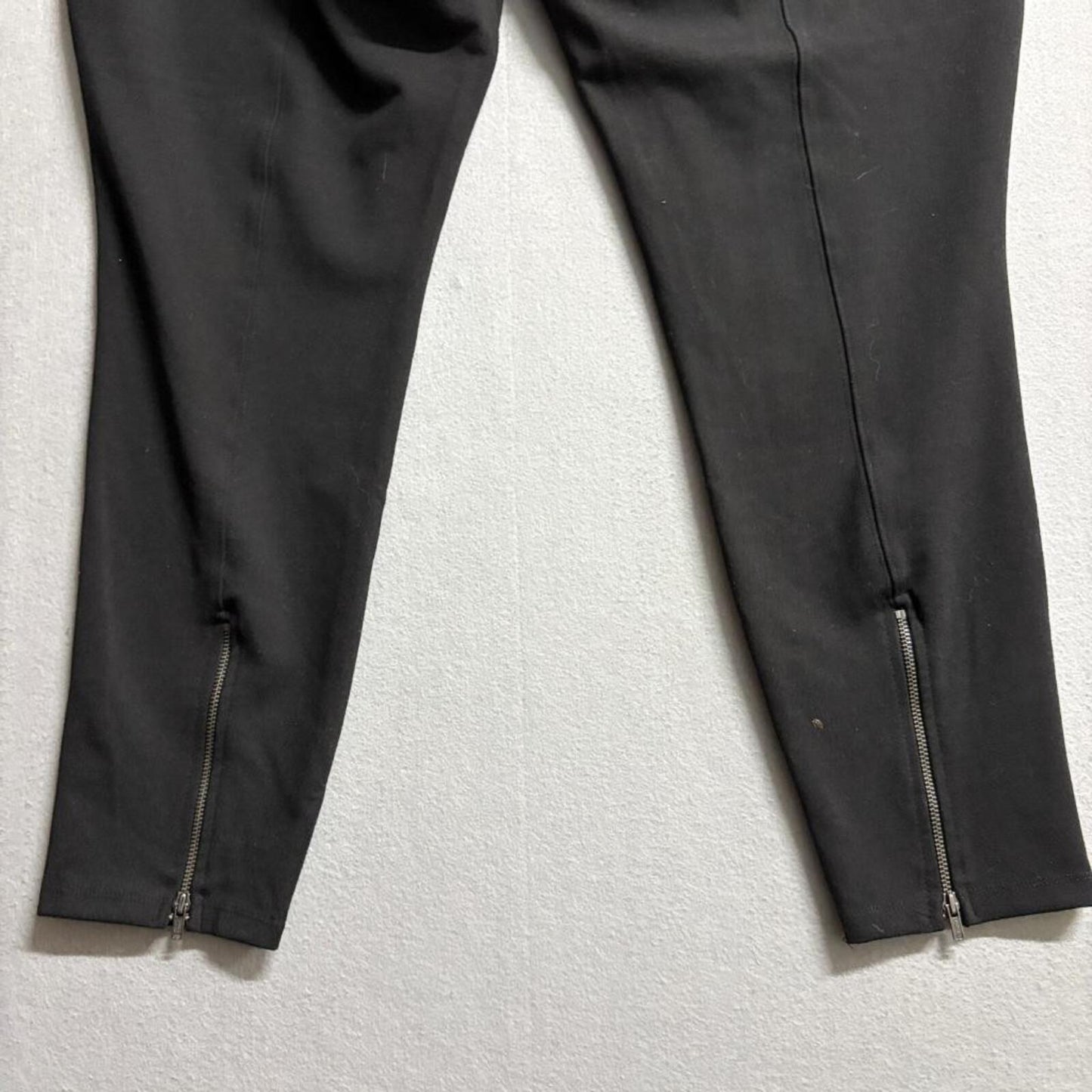 Old Navy Pixie Super Skinny Leggings Womens XXL Black Ponte Knit Ankle Zip Pants