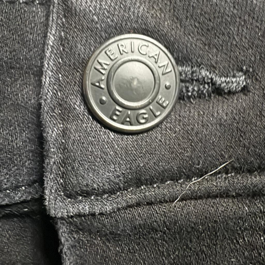 American Eagle Dream Stretch Skinny Jeans Womens Size 8 Black High Rise Denim