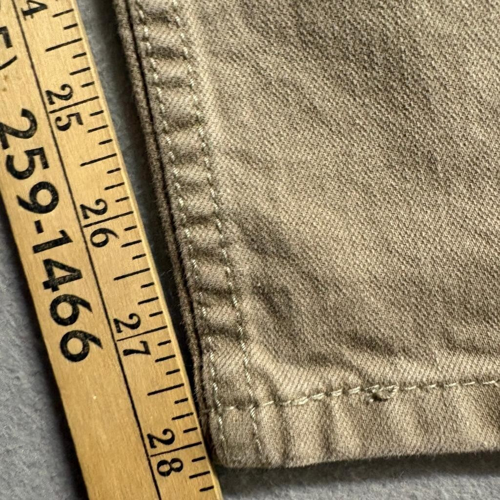 Levis 505 Regular Fit Jeans Mens 31x30 Brown Khaki Denim Straight Leg Pants