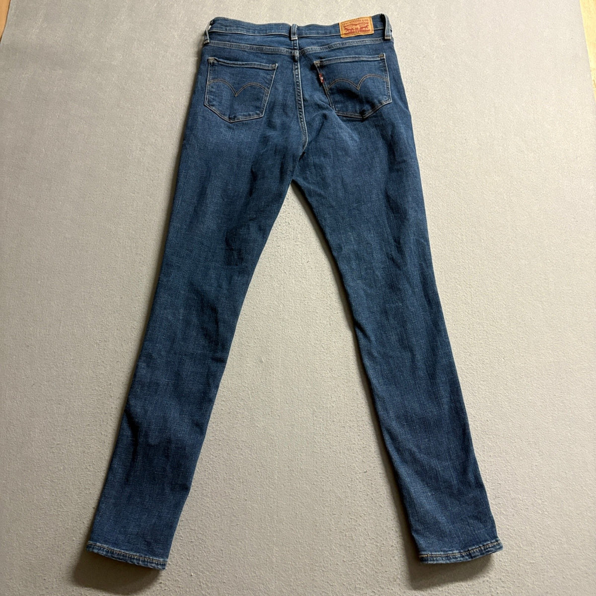 Levis 711 Skinny Jeans Womens Size 28 Medium Wash Stretch Denim Blue Pants