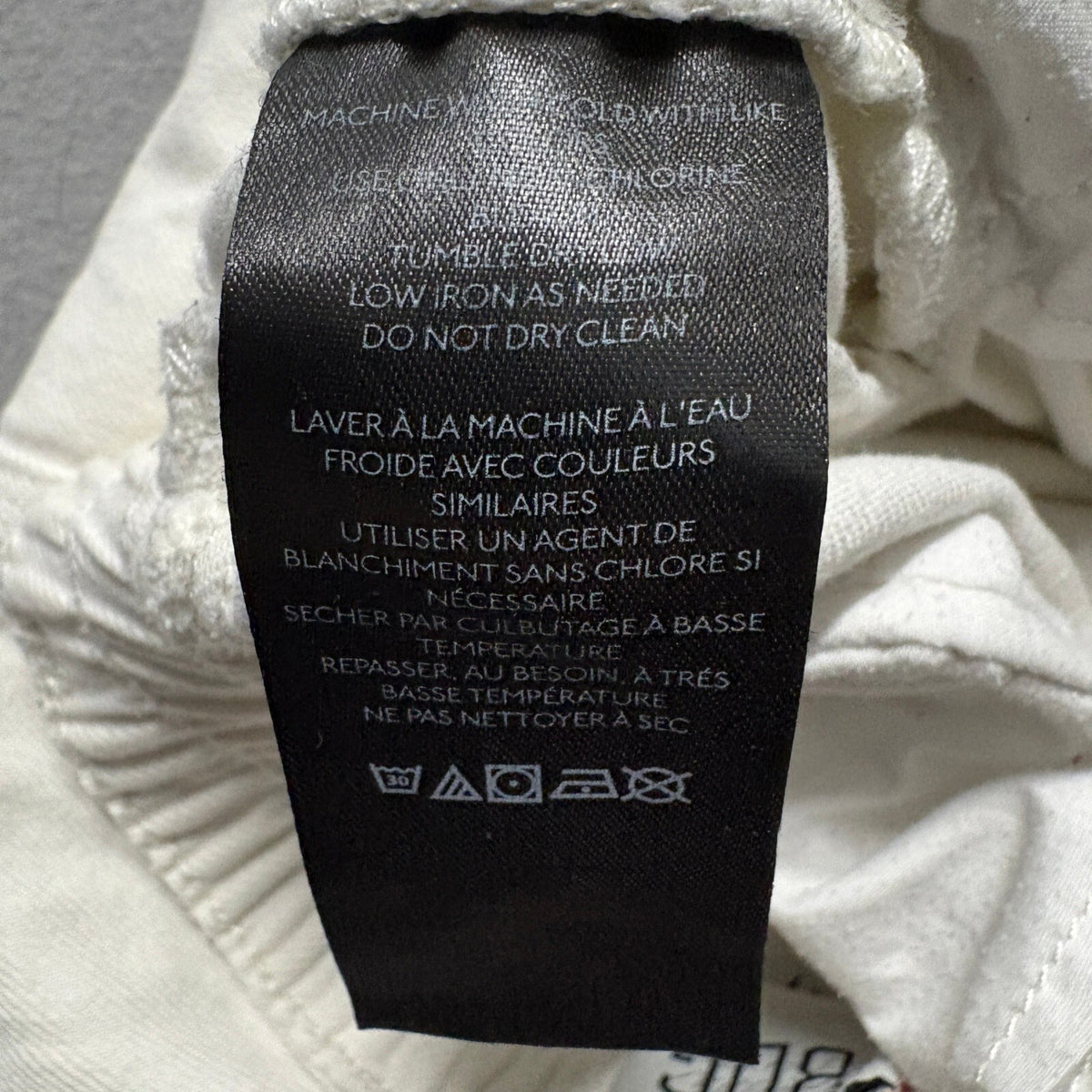 BDG Urban Outfitters V2K Cargo Pants Womens 24 Cream Off White Elastic Waist