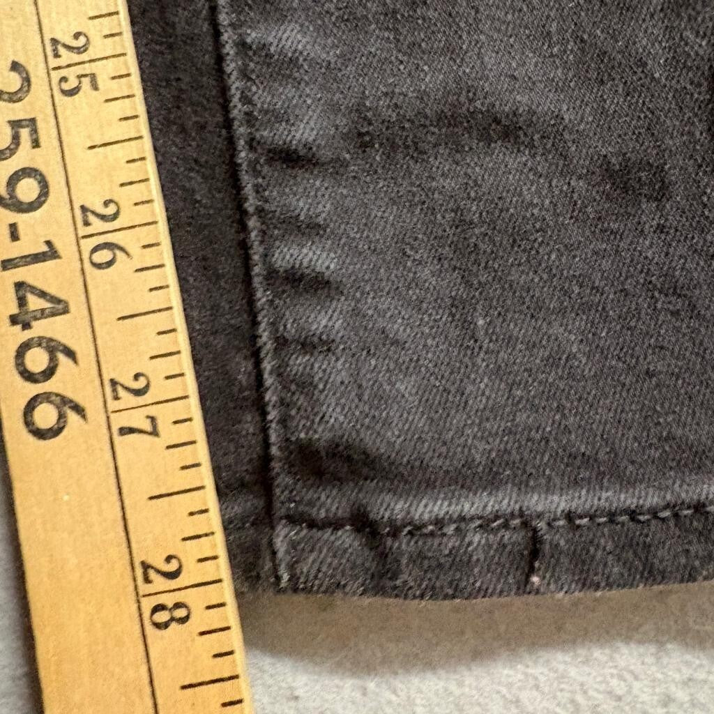 Levi's 711 Skinny Jeans Womens 25 Black Denim Stretch Slim Fit Pants
