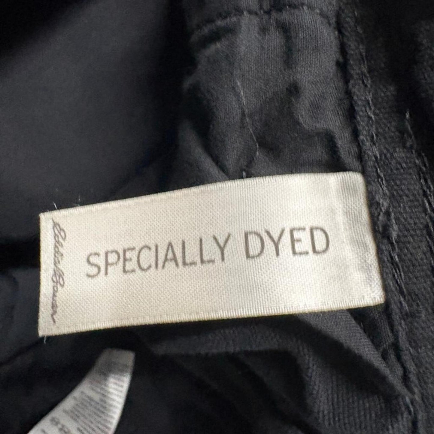 Eddie Bauer Canvas Utility Pants Mens 32x32 Black Classic Fit Cotton Stretch