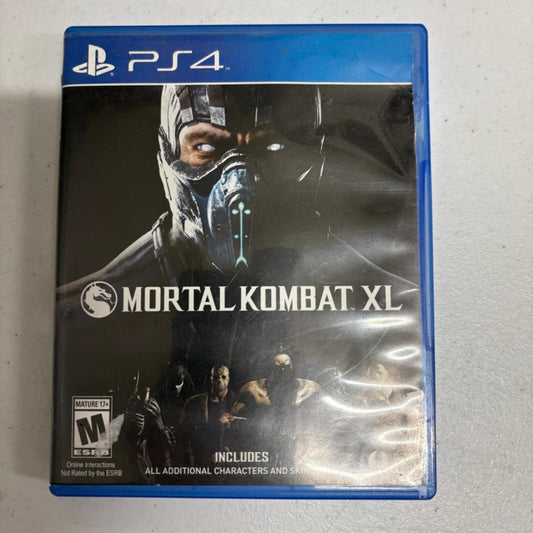 Mortal Kombat XL Sony PlayStation 4 PS4 Game Disc and Case