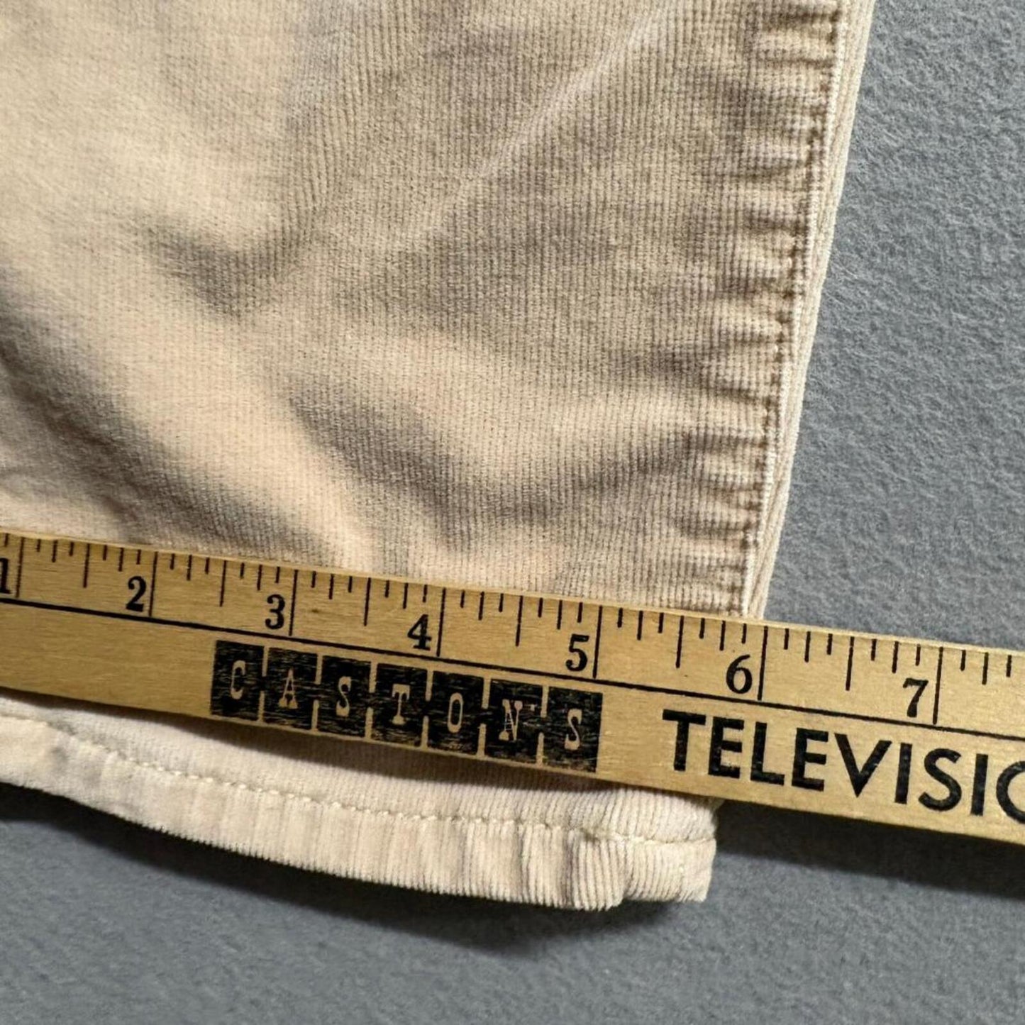 Juicy Couture Corduroy Pants Womens 8 Beige California Skinny Pull On Stretch