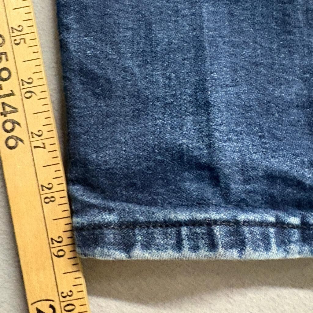 Armani Exchange Jeans Mens 34 Blue Denim Skinny Fit Stretch Dark Wash