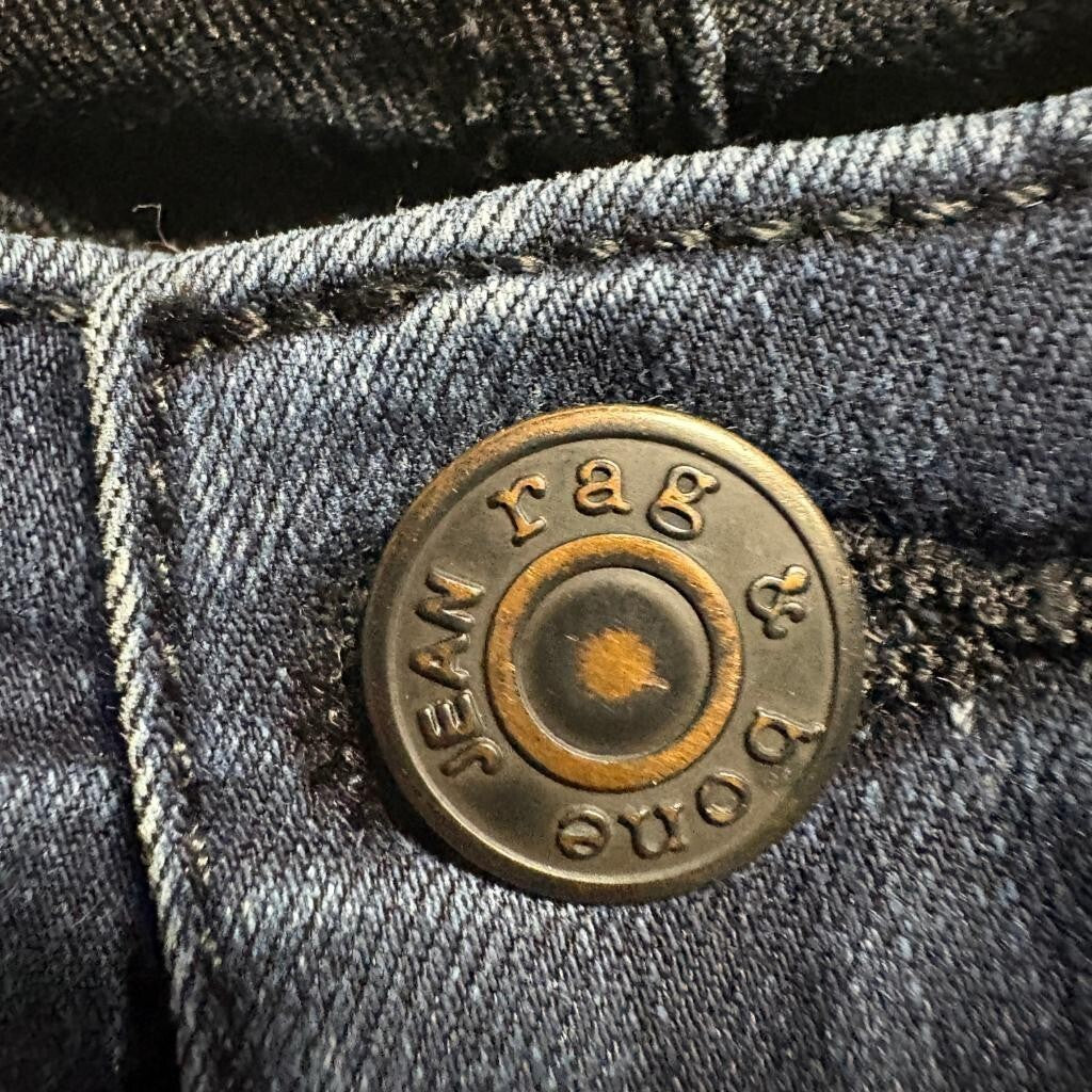 Rag & Bone Jean Womens 30 Midnight Blue Legging Skinny Stretch Denim Jeans