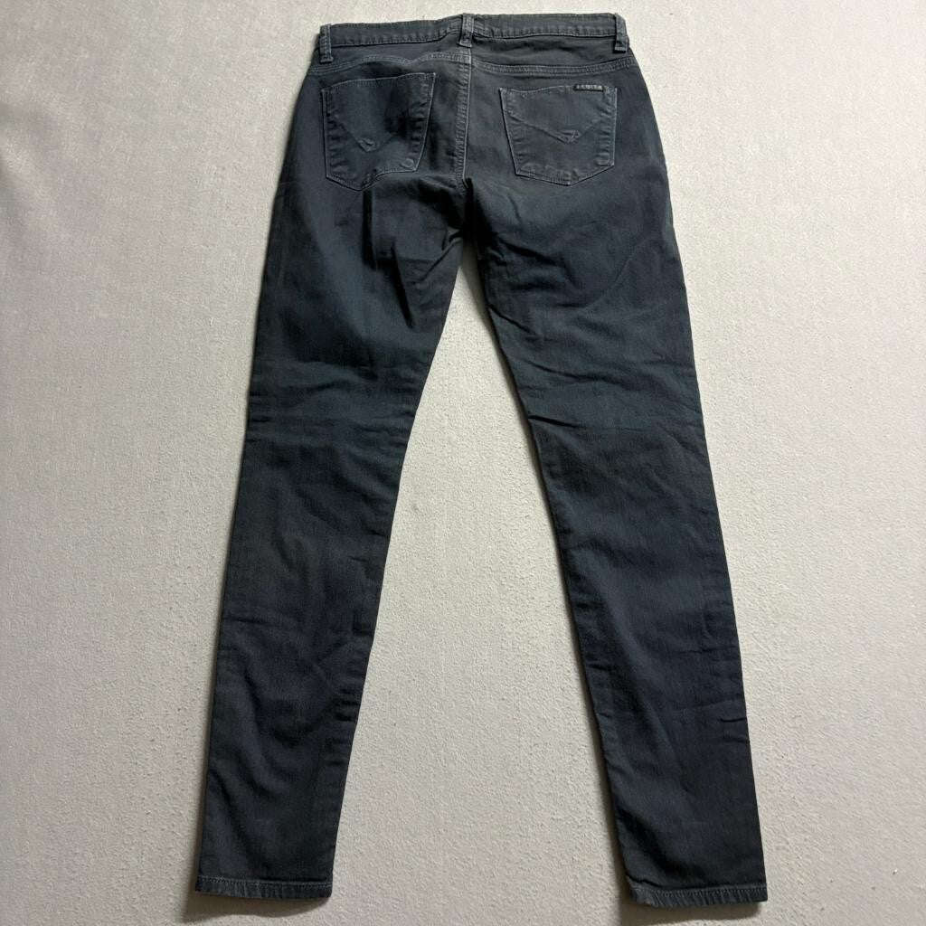 Hudson Nico Super Skinny Midrise Jeans Womens 29 Gray Denim Stretch