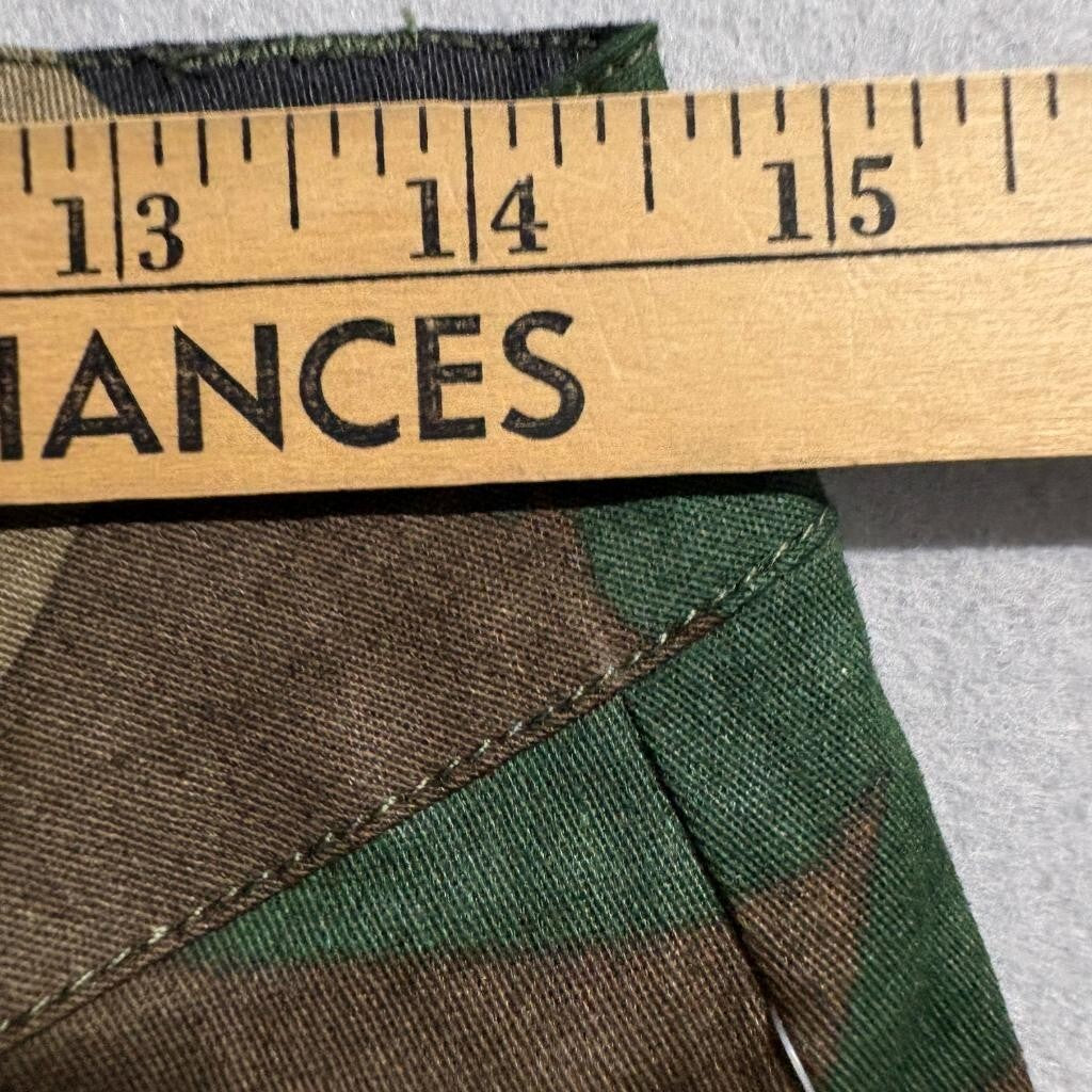 Rothco Womens Camo Capri Pants Size 9/10 Low Rise Cargo Woodland Camouflage New