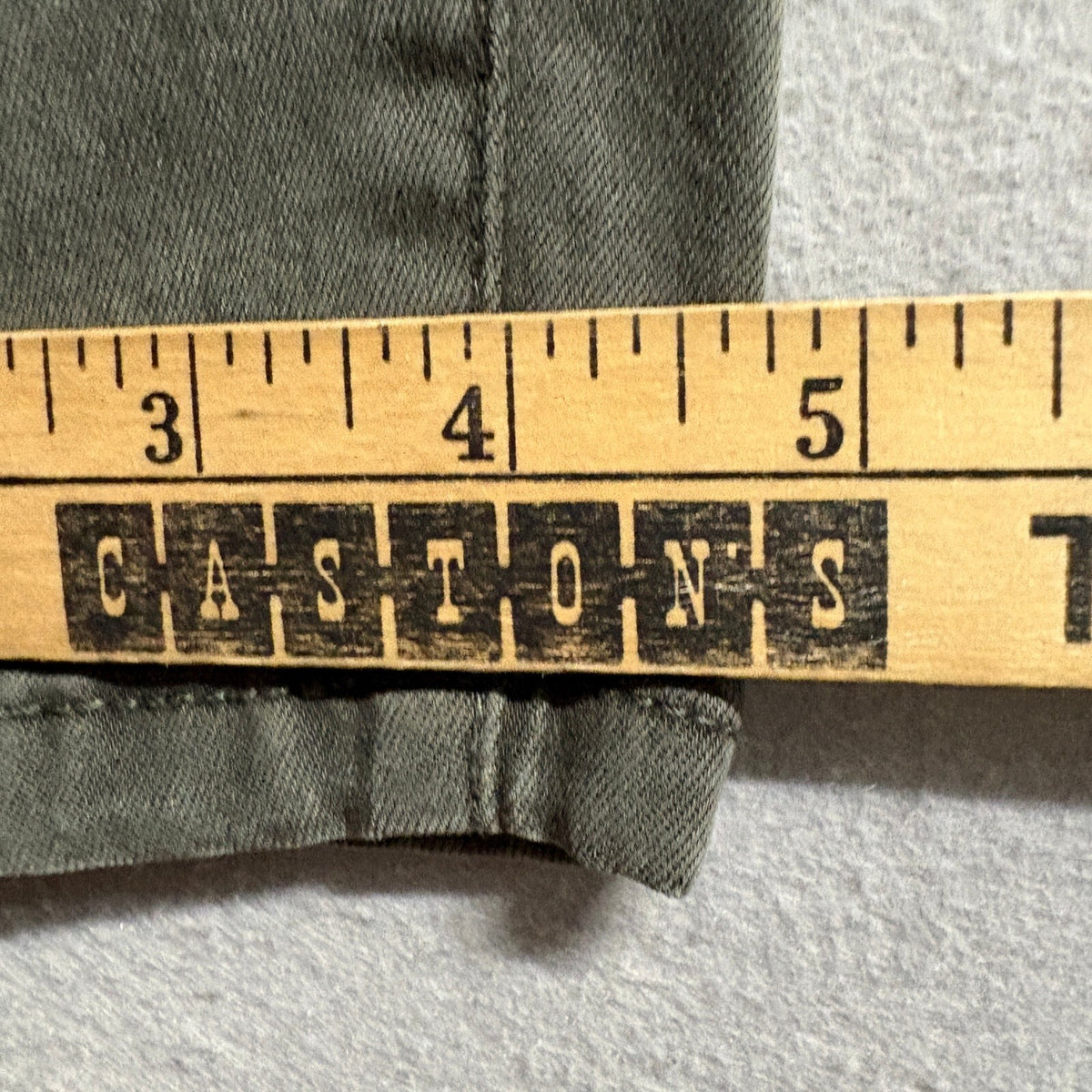 Liverpool Los Angeles The Ankle Skinny Jeans Womens 4P Olive Green Stretch Denim