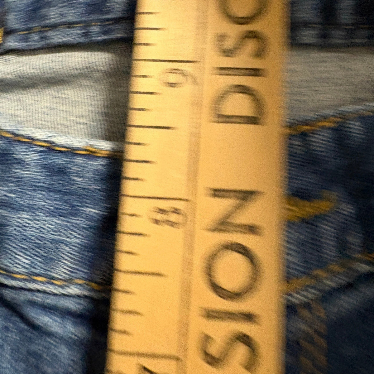 Double Button Skinny Jeans Womens Small Blue Denim Stretch Made in Korea