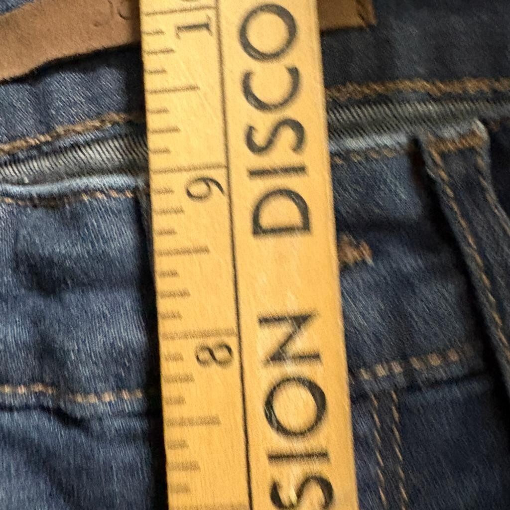 Joe's Jeans Womens 23 Skinny Crop Blue Denim Stretch Mid Rise Jeans