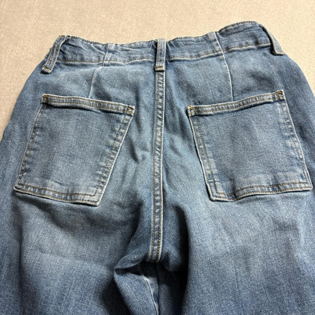 Old Navy OG Loose Jeans Womens Size 4 High Rise Secret Smooth Pockets Blue Denim
