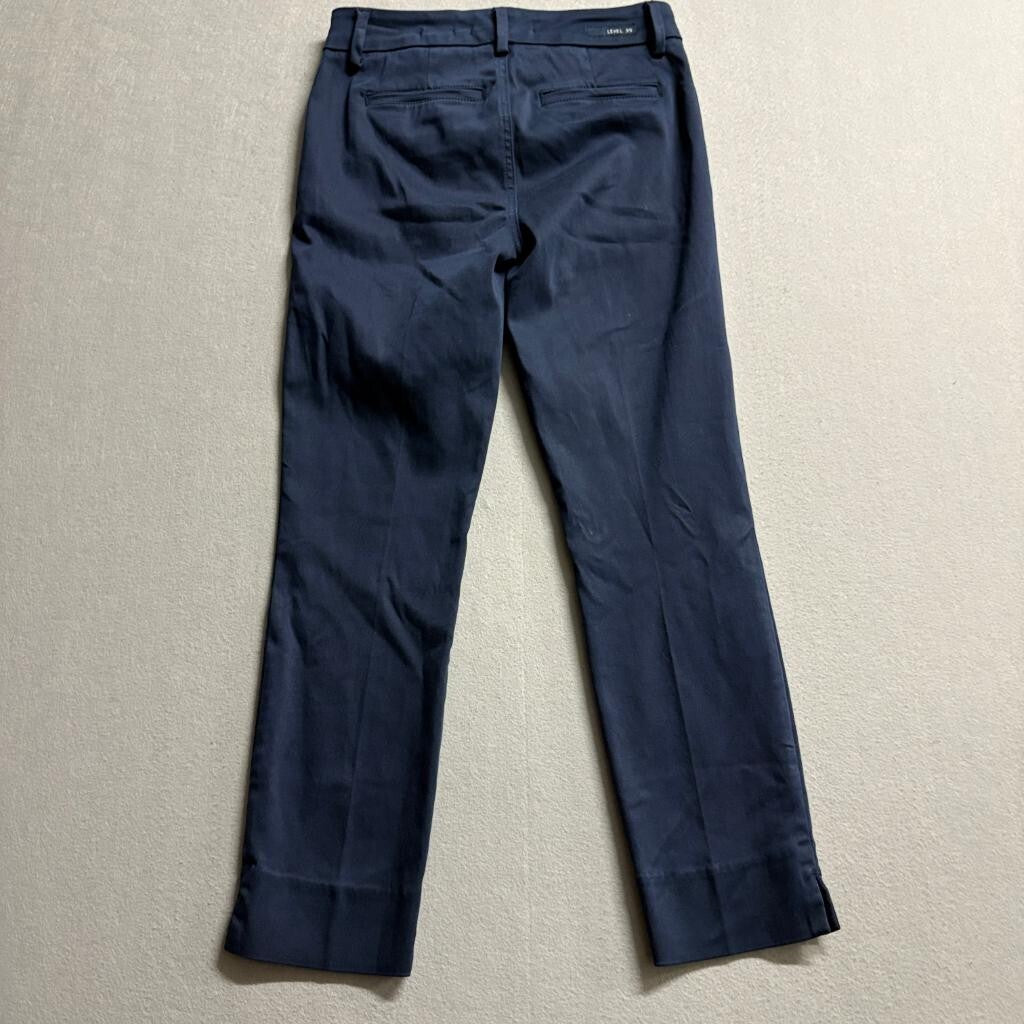 Level 99 Francis Straight Leg Pants Womens 25P Navy Blue Stretch Stitch Fix