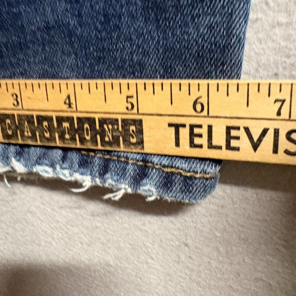 Levis 512 Slim Taper Jeans Mens 32x32 Blue Denim Stretch Water Less Distressed