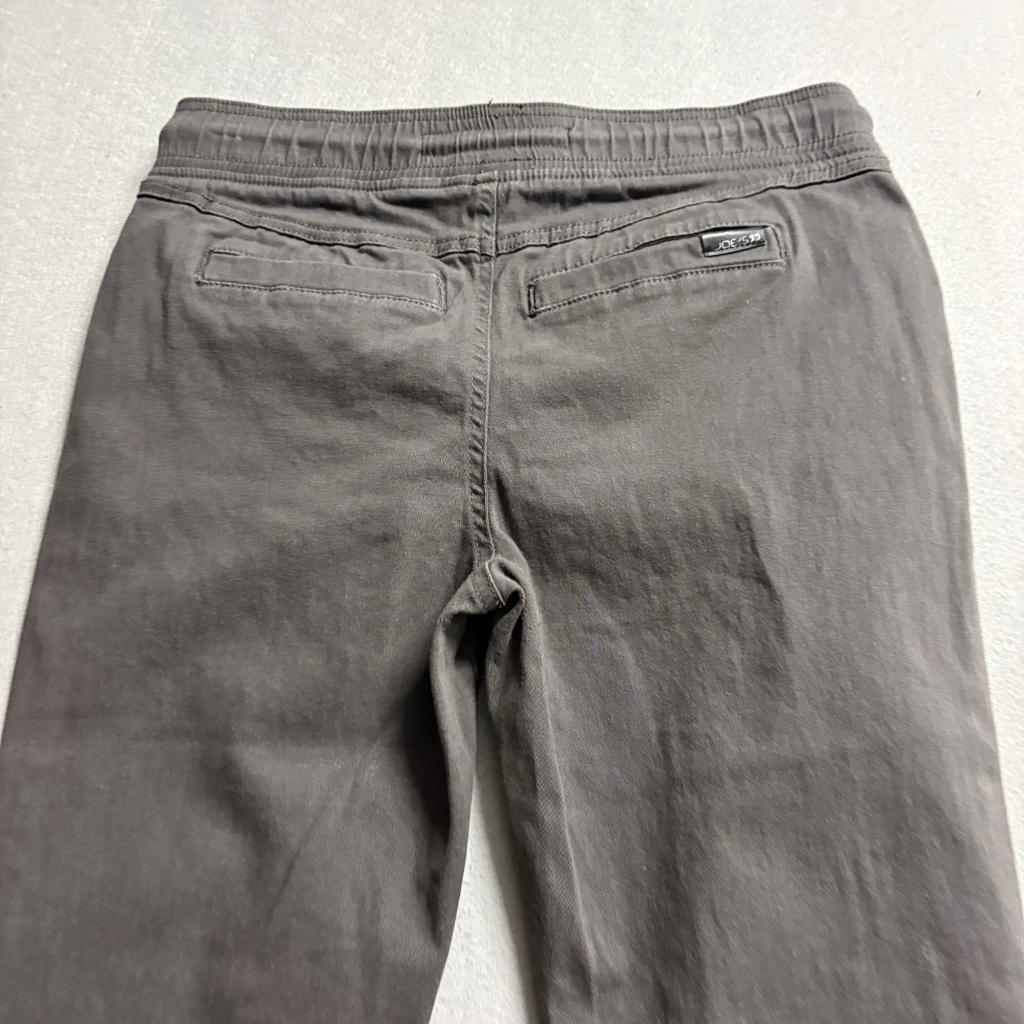 Joe's Jeans Mens Jogger Pants XL Gray Cotton Stretch Elastic Waist Drawstring