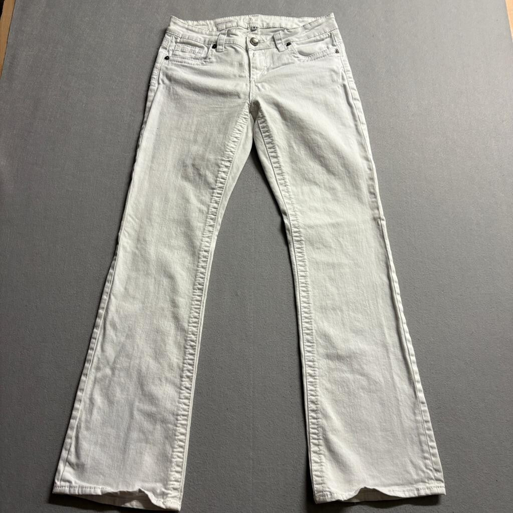 Kut from the Kloth Natalie High Rise Bootcut Jeans Womens Size 6 White Denim