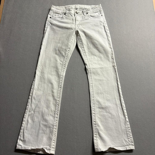 Kut from the Kloth Natalie High Rise Bootcut Jeans Womens Size 6 White Denim