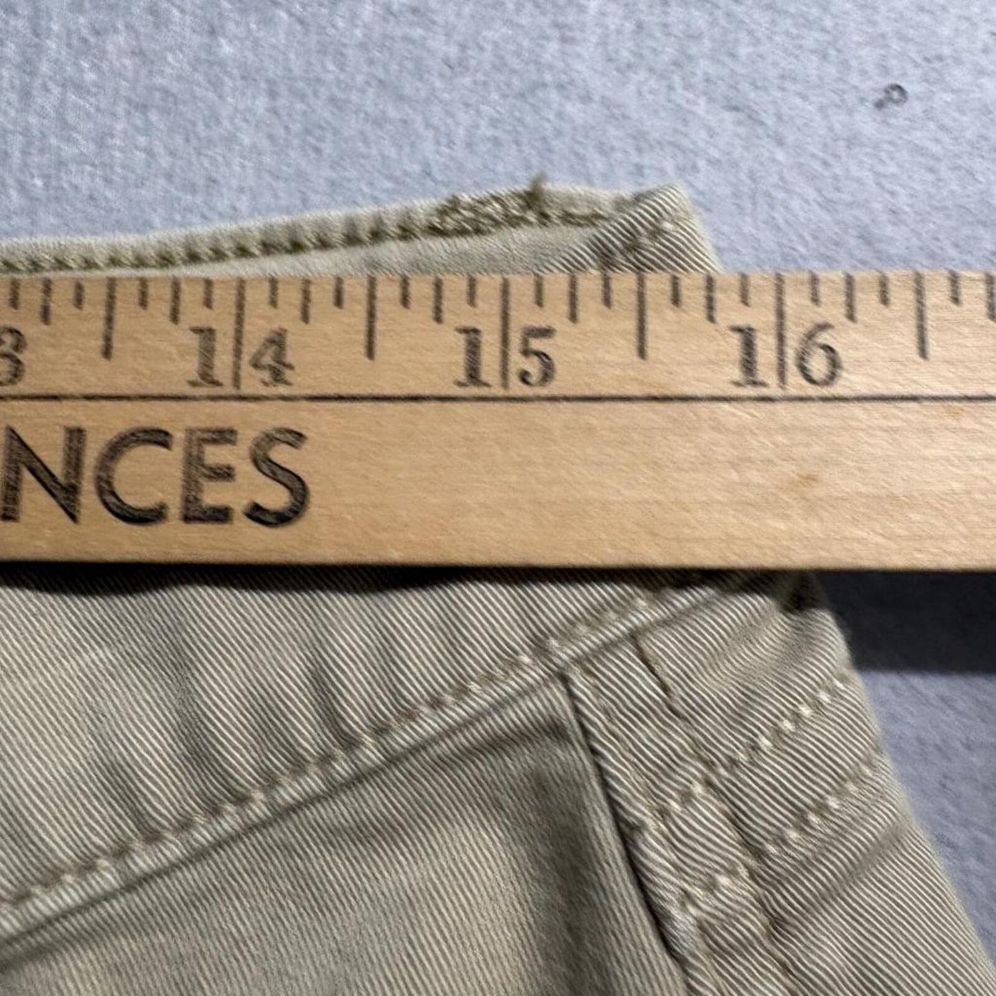 Arizona Jean Co Womens Cargo Pants Size 11 Khaki Green Y2K Utility Wide Leg