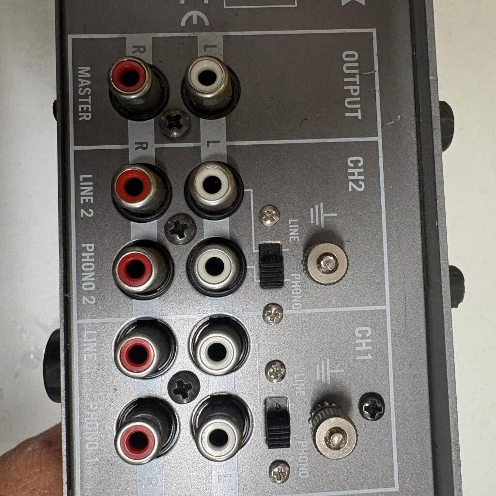 Numark M1USB 2-Channel DJ Mixer with USB Audio Interface Tabletop