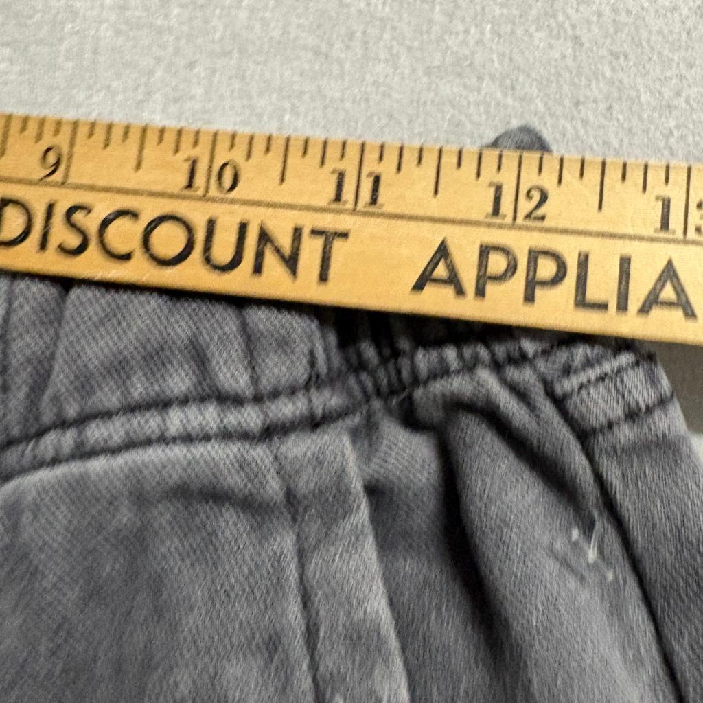 Supré Denim Distressed Jogger Jeans Womens Size 6 Gray Acid Wash Elastic Waist