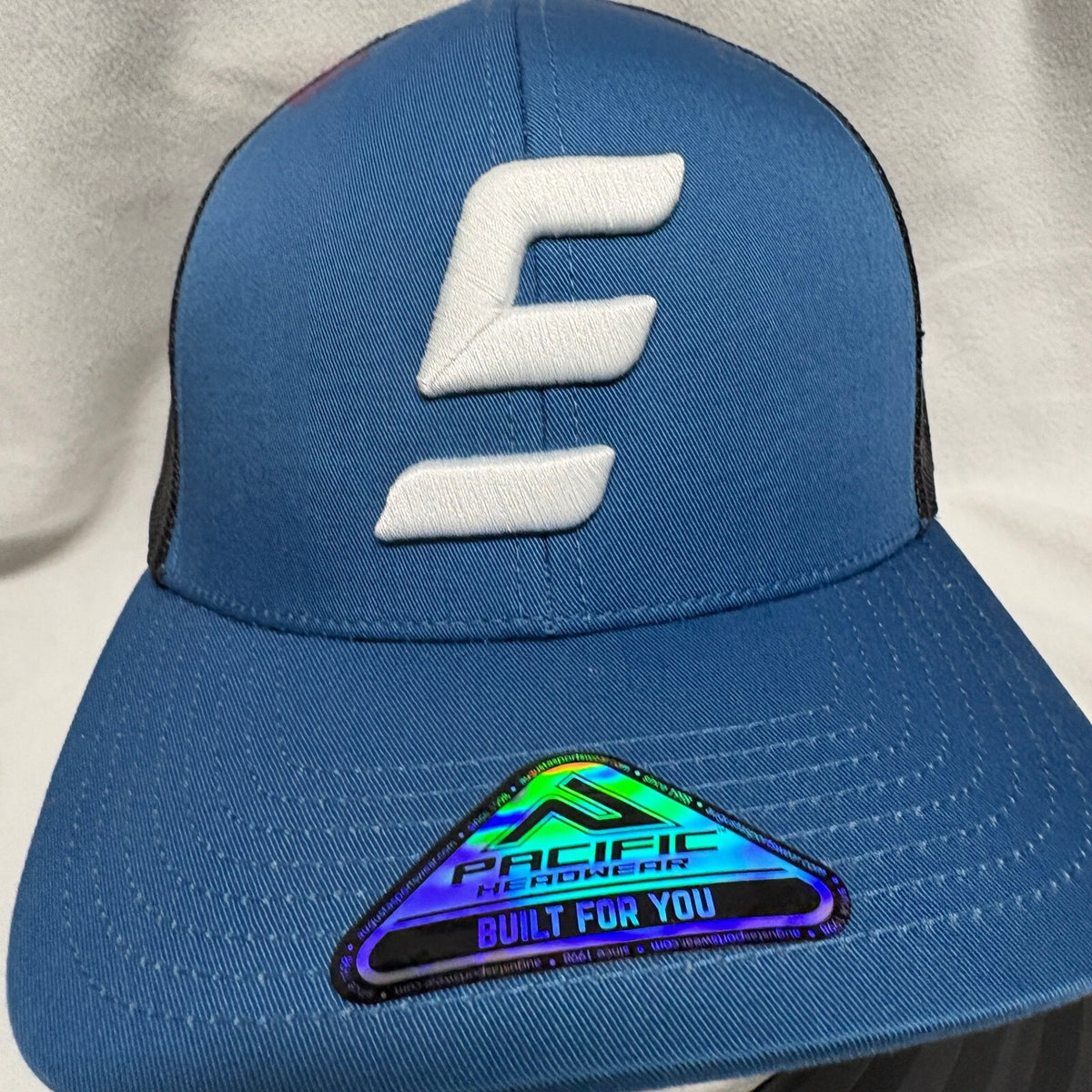 Pacific Headwear 104C Trucker Hat Mens One Size Blue Black Snapback Mesh Cap - Photo 2