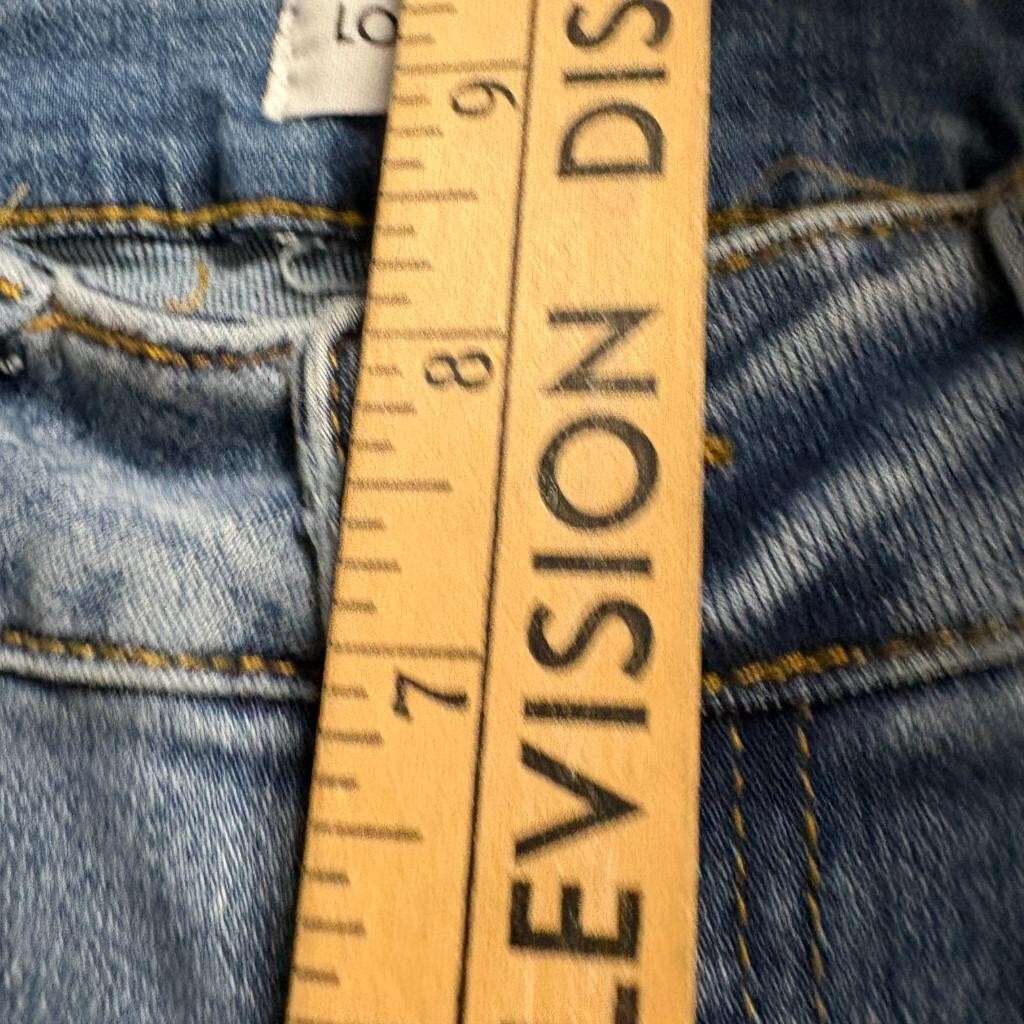 Love Soho Denim Jeans Womens Size 3 Blue Medium Wash Wide Leg Stretch