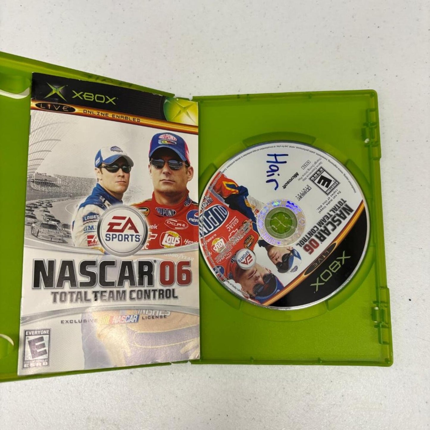 NASCAR 06 Total Team Control Microsoft Xbox Original Game Complete with Manual