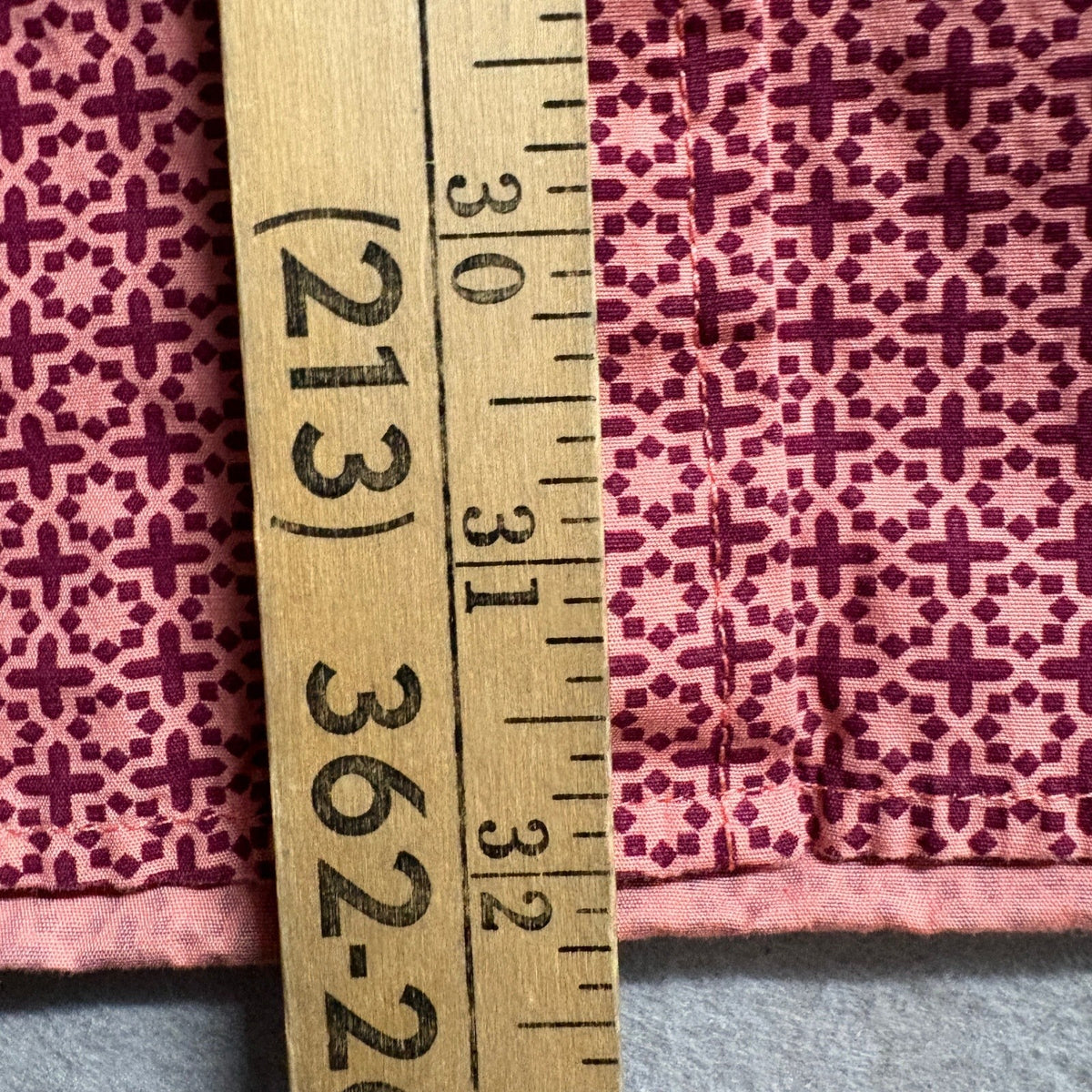 Stetson Western Shirt Mens XL Pink Purple Geometric Pearl Snap Long Sleeve