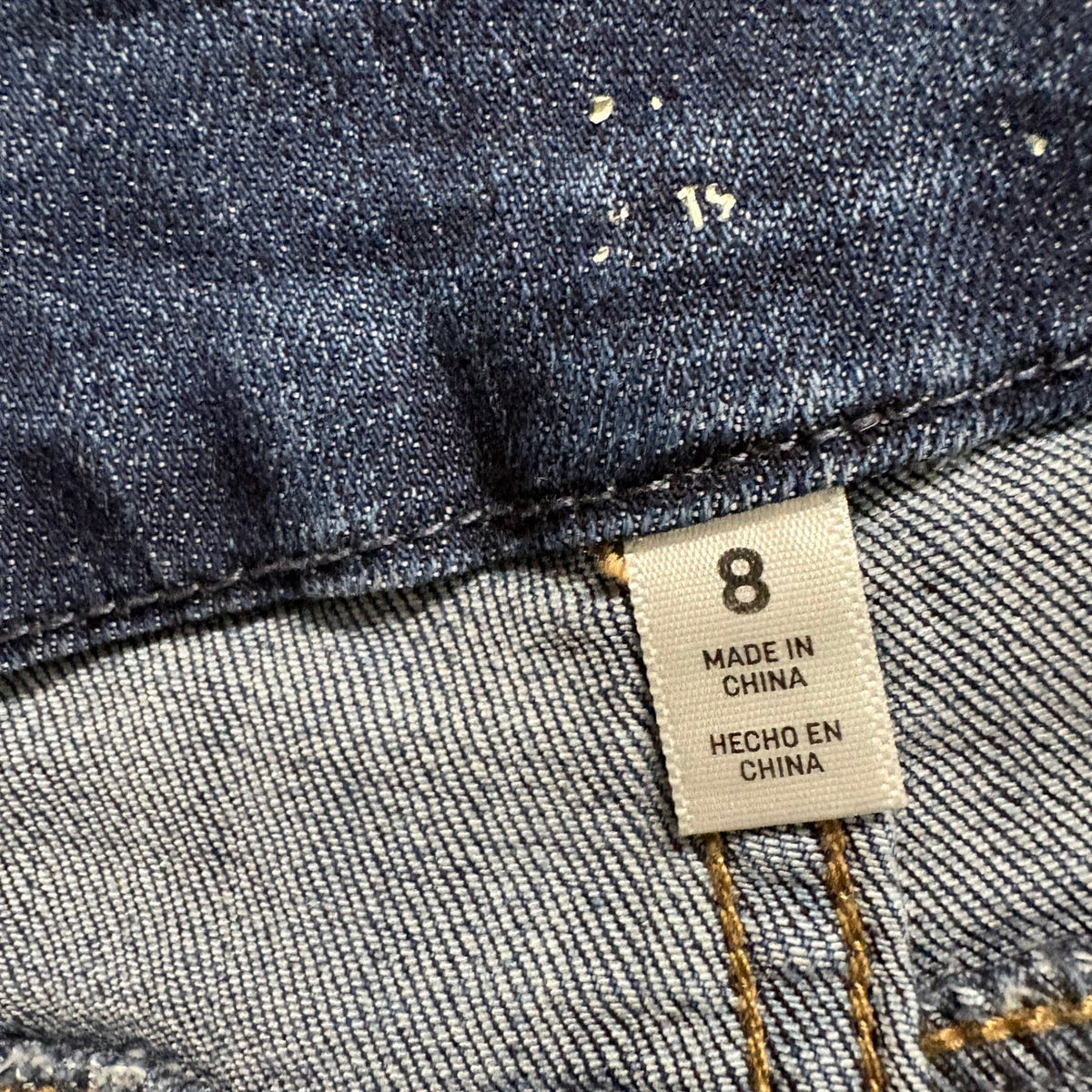 Seven7 High Rise Skinny Jeans Womens Size 8 Blue Denim Stretch Cuffed