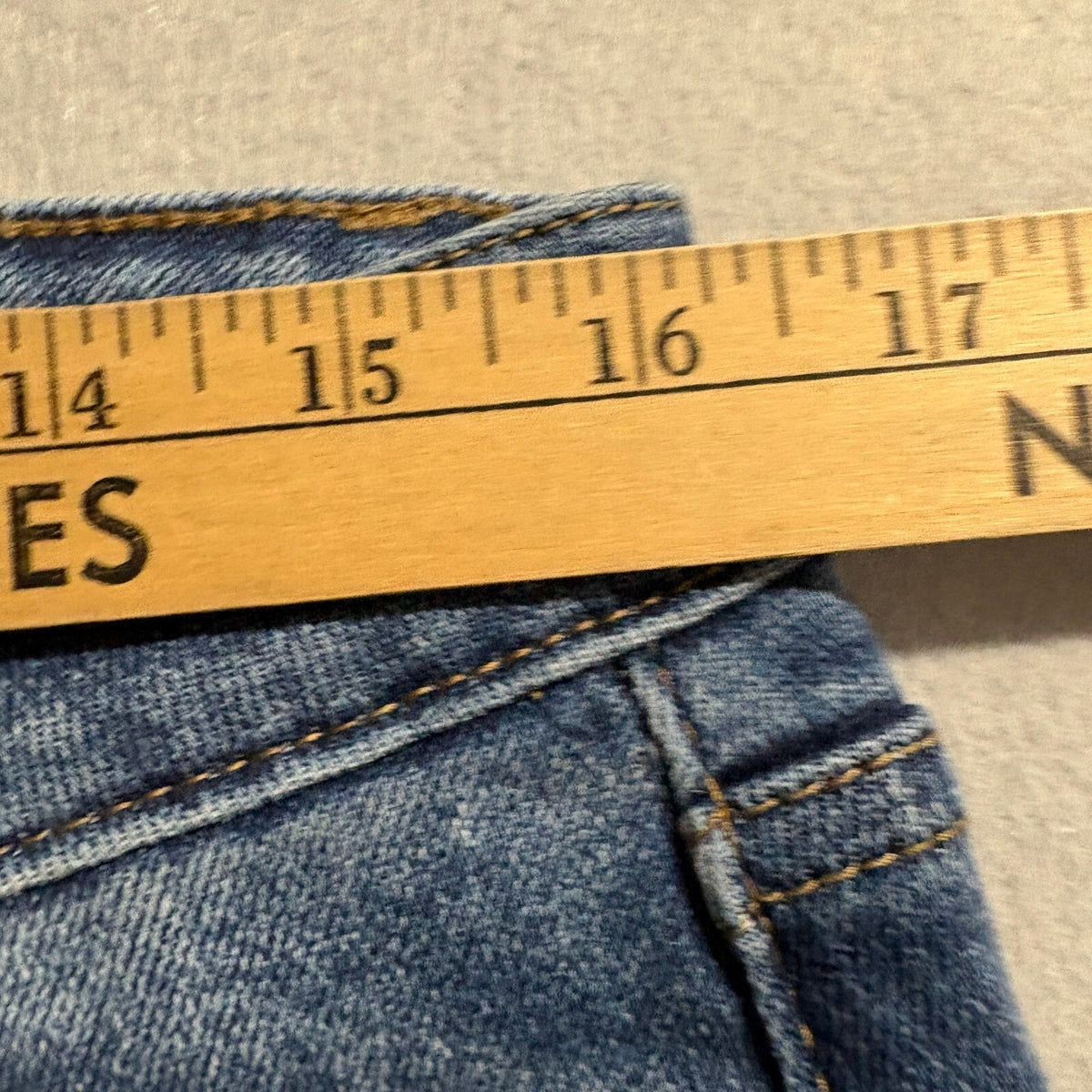 Haute Curve Premium Denim Distressed Skinny Jeans Womens Plus Size 18 Blue