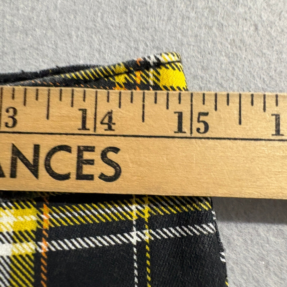Wild Fable Plaid Skinny Pants Womens Size 4 Black Yellow Tartan Check Stretch