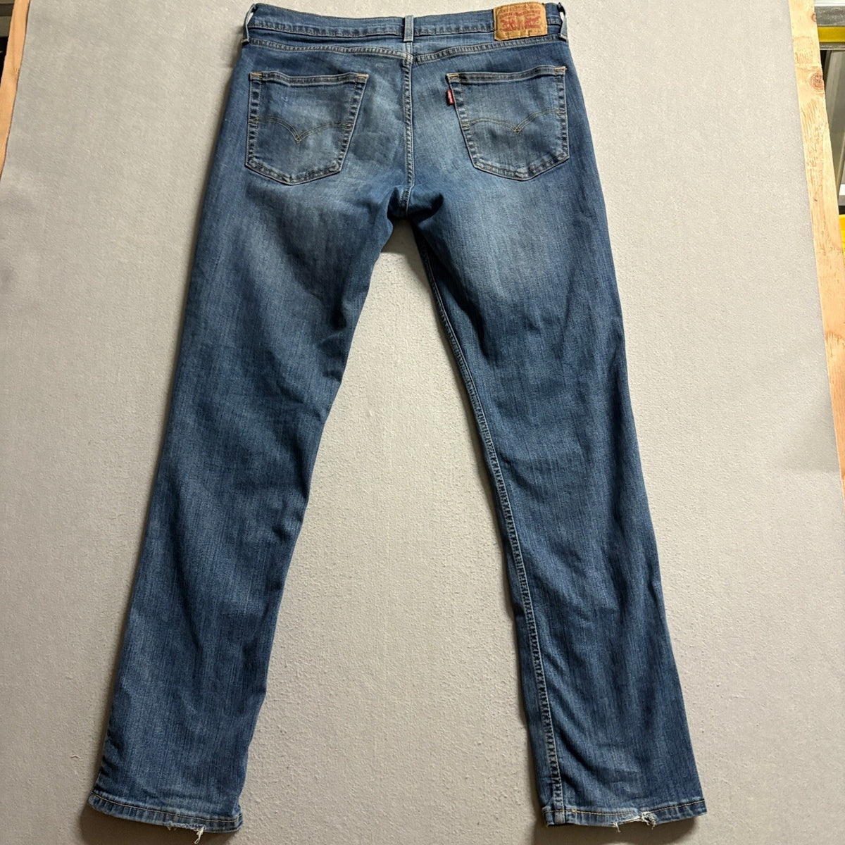 Levi's 511 Slim Fit Jeans Mens W36 L34 Blue Denim Stretch Pants
