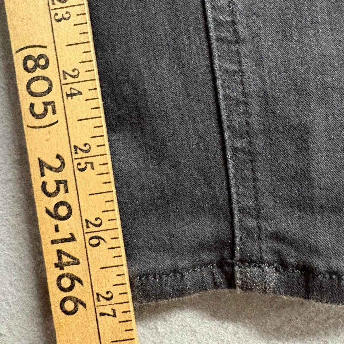 7 For All Mankind b(air) High Waist Ankle Skinny Jeans Womens Size 25 Black