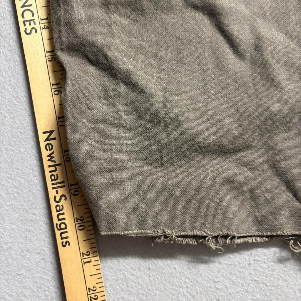 Genuine Dickies Mens Carpenter Pants 36x20 Cut Off Crop Raw Hem Brown Workwear