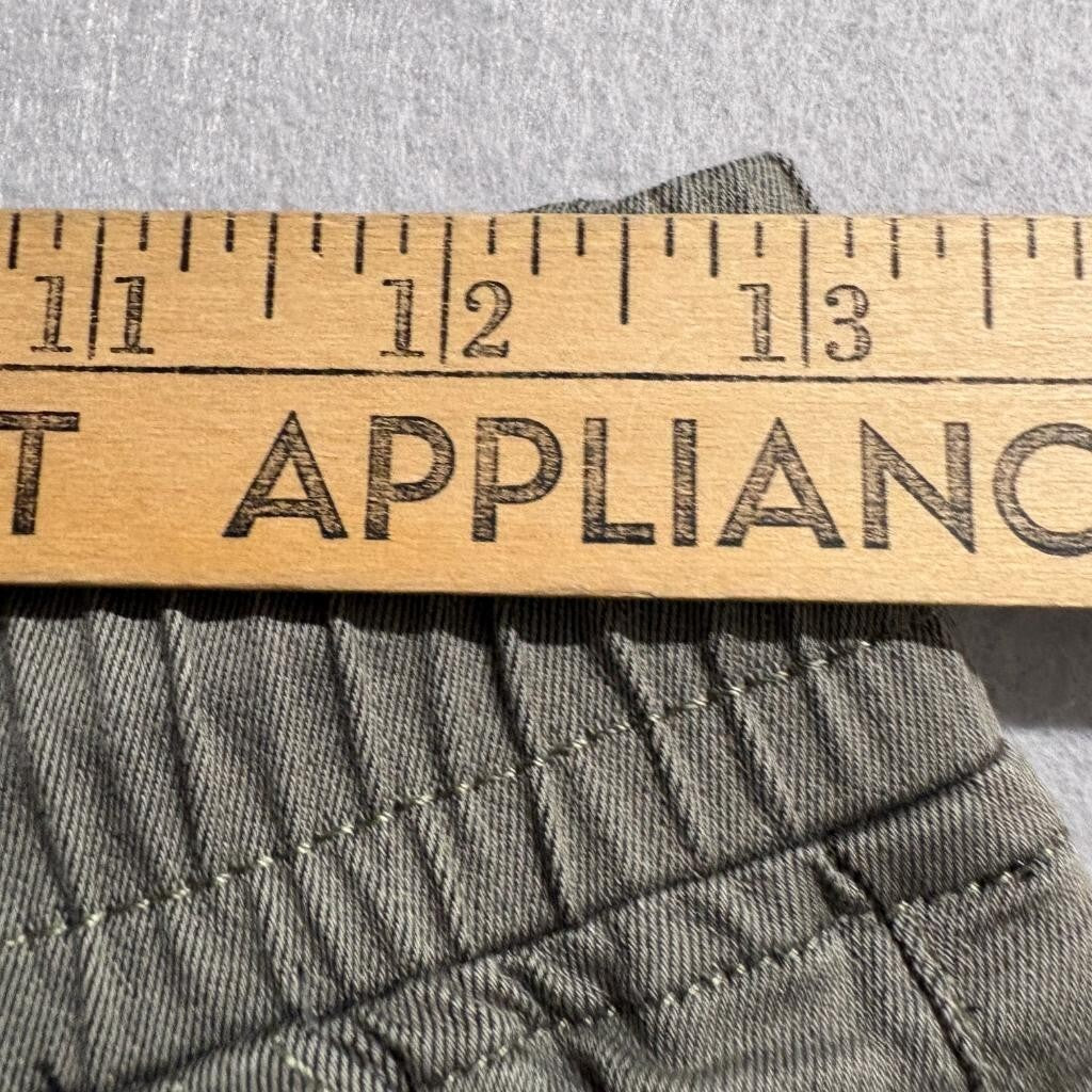 Telepatia Womens Cargo Jogger Pants Size 7/28 Olive Green Utility Elastic Waist