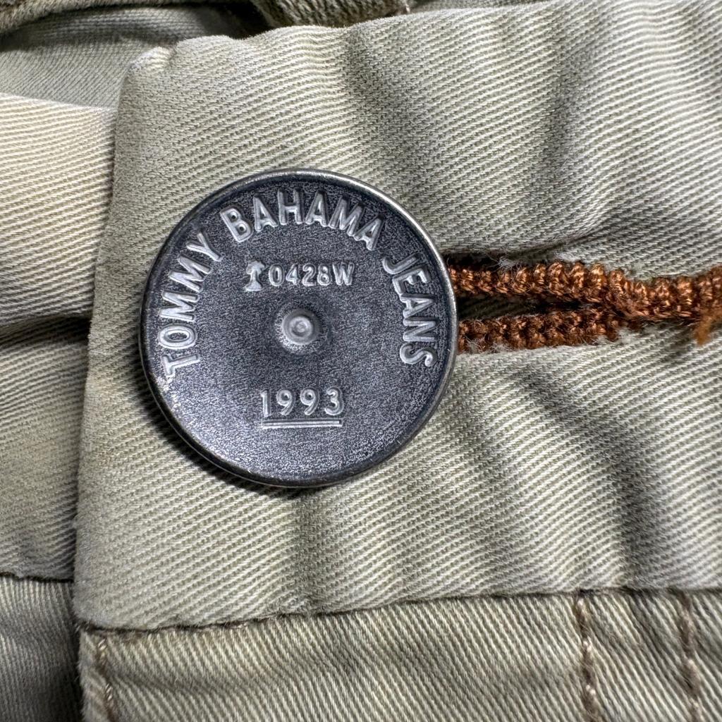 Tommy Bahama Jeans Mens 34x32 Khaki Beige Chino Pants Cotton Stretch