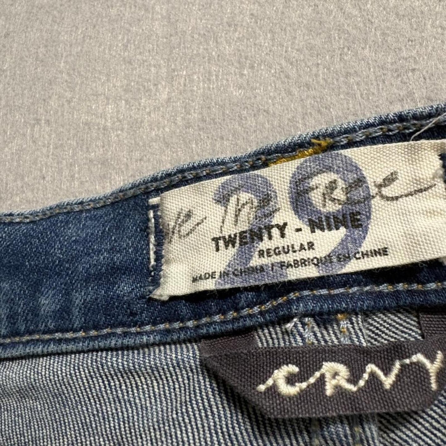 We The Free Free People CRVY Just Float On Flare Jeans Womens Size 29 Blue Denim