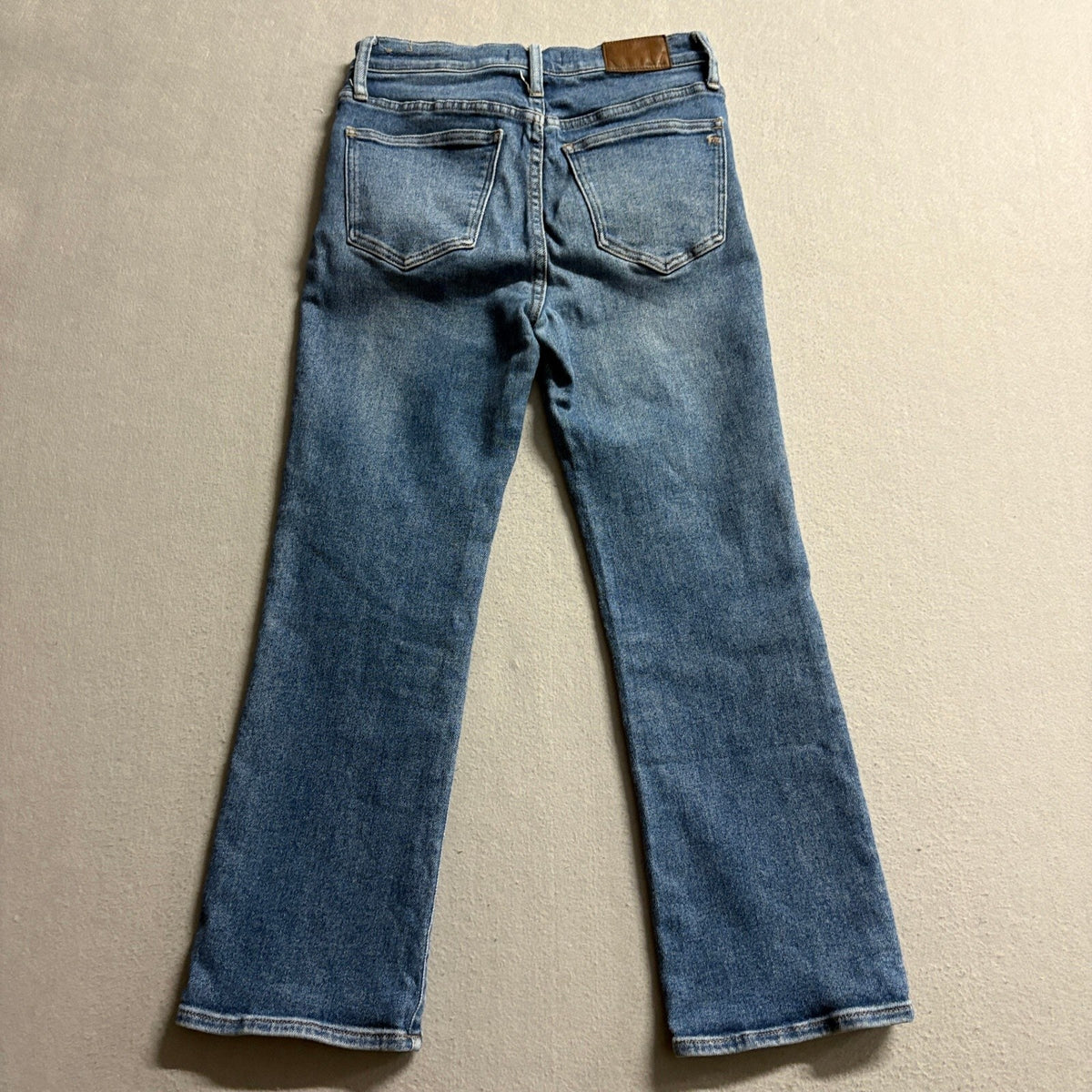 Madewell Cali Demi Boot Cut Jeans Womens Size 27 Blue Denim Stretch